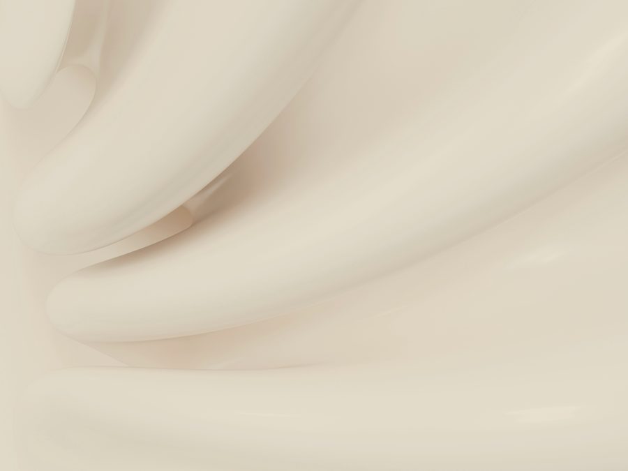 Glossy lotion texture
