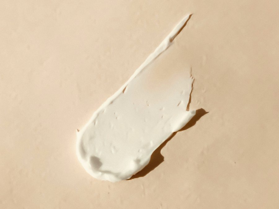 White cream swatch